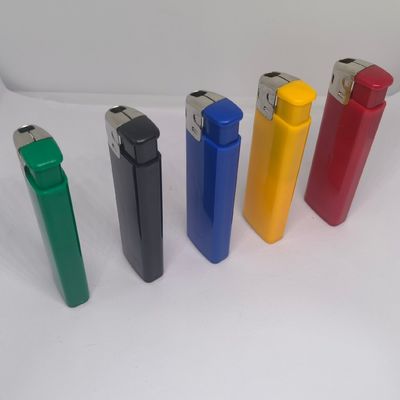 Dy-055 Estilizado encendedor de gas electrónico de plástico recargable con personalización ISO9994