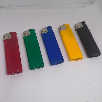 Dy-055 Estilizado encendedor de gas electrónico de plástico recargable con personalización ISO9994