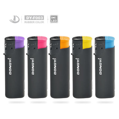 Encendiente resistente al viento de plástico recargable con lámpara LED
