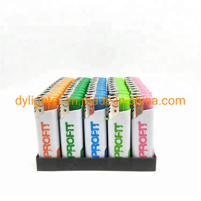 Recargable publicidad Dongyi encendedor LED F002 encendedor a prueba de viento con logotipo personalizado