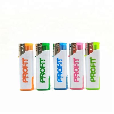 Regalo para hombres Dy-F003 lámpara LED electrónica recargable Windproof Gas lighter personalización