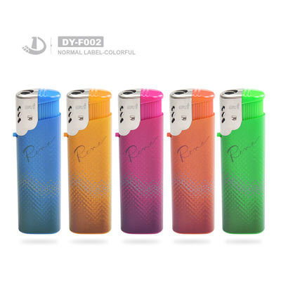 DY-F002 Regalo con antorcha para hombres Dispositivo de plástico a prueba de viento encendedor electrónico de cigarrillos de gas