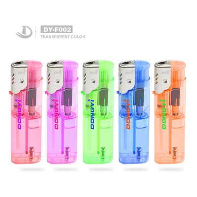 DY-F002 Regalo con antorcha para hombres Dispositivo de plástico a prueba de viento encendedor electrónico de cigarrillos de gas