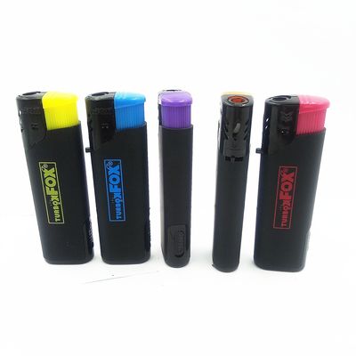 Disposable colorido Windproof Gas Lighter Dy-F002 con solicitud personalizada
