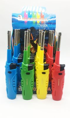 18.5*2.02*4.09cm Gas BBQ encendedor en 5 colores con y diseño