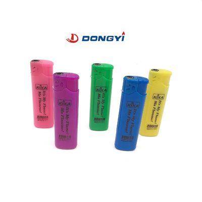 Linterna de gas de butano resistente al viento de plástico para cigarrillos y velas
