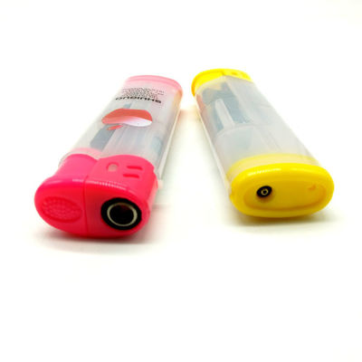 Enciendador a prueba de viento con ISO9994 estándar y diseño de empujador resistente a niños estilo británico