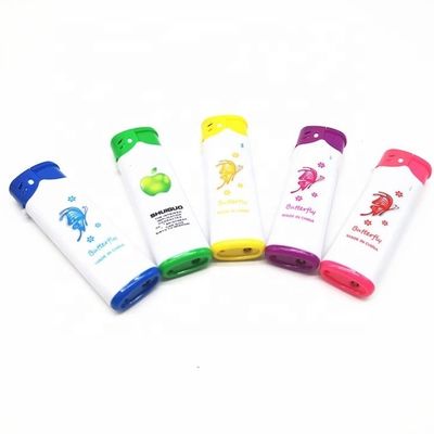 DY-F005 encendedor de plástico resistente al viento recargable multicolor con antorcha para el modelo N o DY-F005
