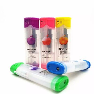 DY-F005 encendedor de plástico resistente al viento recargable multicolor con antorcha para el modelo N o DY-F005
