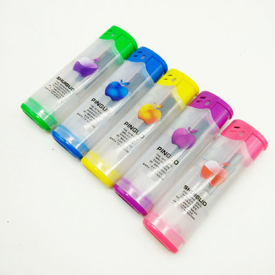 DY-F005 encendedor de plástico resistente al viento recargable multicolor con antorcha para el modelo N o DY-F005