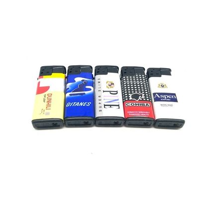 Modelo de encendedor a prueba de viento NO. DY-F007 con solicitud personalizada y diferentes colores