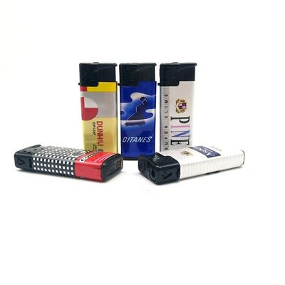 Modelo de encendedor a prueba de viento NO. DY-F007 con solicitud personalizada y diferentes colores