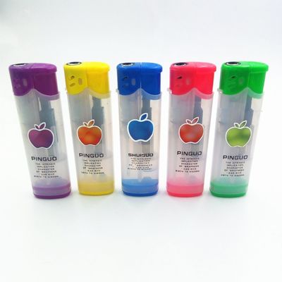7.85*2.39*1.38CM Dongyi clásico Windproof Gas Lighter Dy-F005 para la cocina EUR estándar