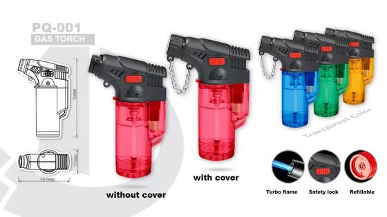 Solicitud personalizada US 0.01/piece Muestras Solicitud Muestra Dy-Pq001 encendedor de antorcha recargable