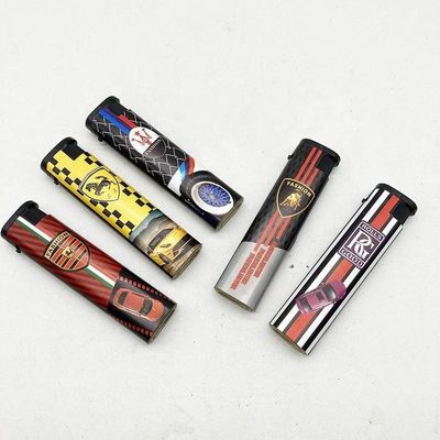 Enciendador eléctrico Etiqueta recargable Enciendador de cigarrillos Modelo NO. DY-F028 7.88*2.1*1.1CM