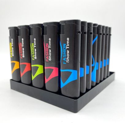 Personalización Etiqueta envuelta Item de encendedor eléctrico desechable para regalo de souvenir