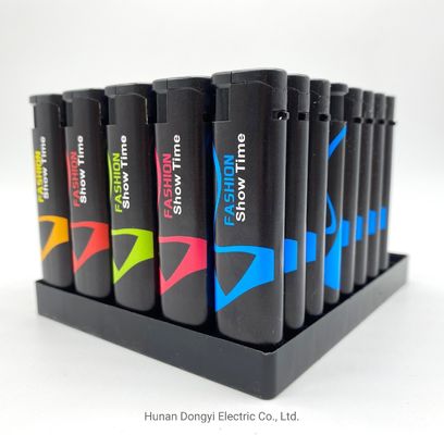 80*23.7*11.18mm encendedor de cigarrillos de gas desechable eléctrico para el mercado de Asia y África