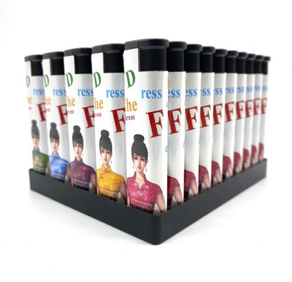 En13869 Certificado encendedor de cigarrillos de gas de butano perfecto para cigarrillos / regalos / decorativos