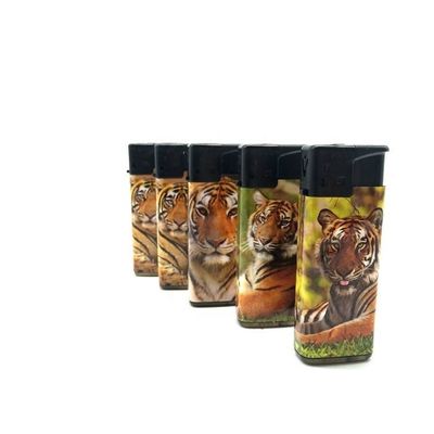 Torcha de etiqueta de tigre personalizada para el mercado europeo y americano modelo NO.