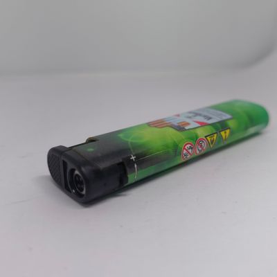 Solicitud personalizada Windproof Stylish Jet Blue Flame Novedad encendedores de gas en Dongyi