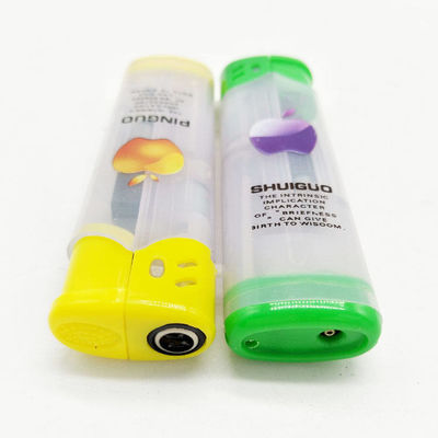 Hermoso patrón de mariposa personalización portátil de vela recargable encendedor eléctrico