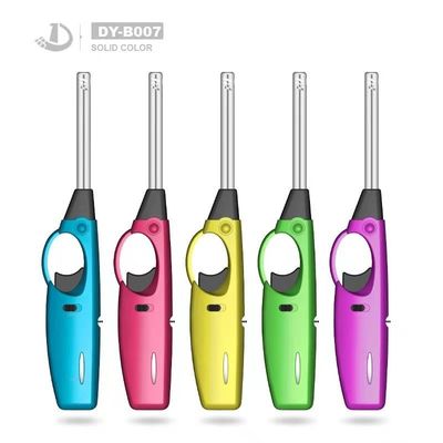 Dy-B007 encendedores de gas para cocina y barbacoa con garantía de 5 colores electrónicos