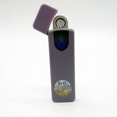 Diseño personalizado encendedor de linterna USB con diseño y 8.2 * 2.3 * 0.95 cm