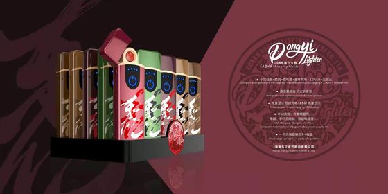 Logotipo personalizado USB recargable encendedor de plasma electrónico recargable