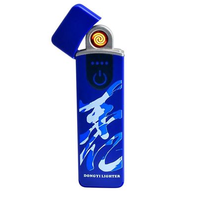 Cargador USB recargable, a prueba de viento, encendedor electrónico de huellas digitales DY-USB01