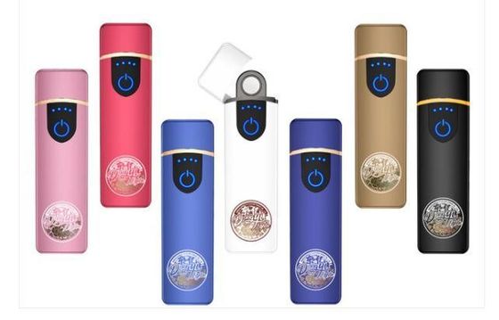 Encendedor electrónico de alambre de tungsteno recargable USB ecológico con logotipo de imagen personalizado