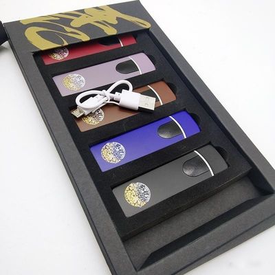 Enciendador electrónico recargable personalizado con pantalla táctil