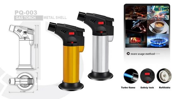 Encendiente de gas portátil para calefacción de barbacoa, encendido y acampada 82.2*24.9*11.8mm Tamaño